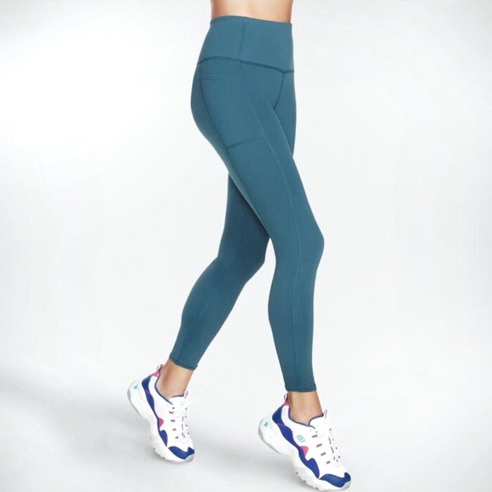 Teal Yoga Leggings w/ Pockets